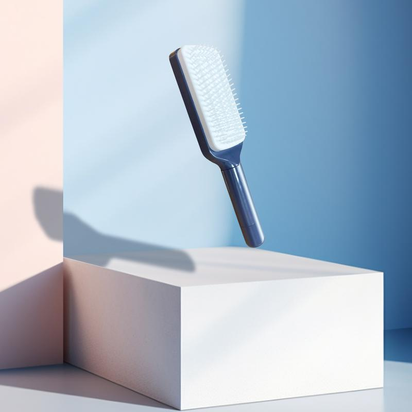 Retractable Bristles, anti Static Massage Comb Brush for Effortless Hair Removal and Cleaning Tools Paddle Detangle Hair Brush Set