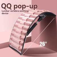 Adjustable Lumbar Stretcher Home Use Yoga Back Extension Aid Massage Nodes Therapeutic Spine Alignment Muscle Relaxation Tool