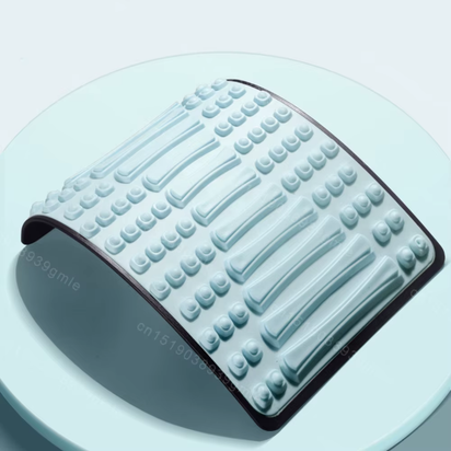 Adjustable Lumbar Stretcher Home Use Yoga Back Extension Aid Massage Nodes Therapeutic Spine Alignment Muscle Relaxation Tool
