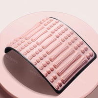 Adjustable Lumbar Stretcher Home Use Yoga Back Extension Aid Massage Nodes Therapeutic Spine Alignment Muscle Relaxation Tool