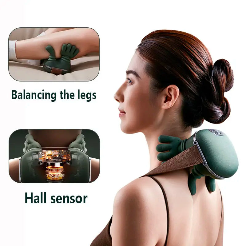 Shiatsu Back and Neck Deep Tissue Kneading Back Massager with Heat